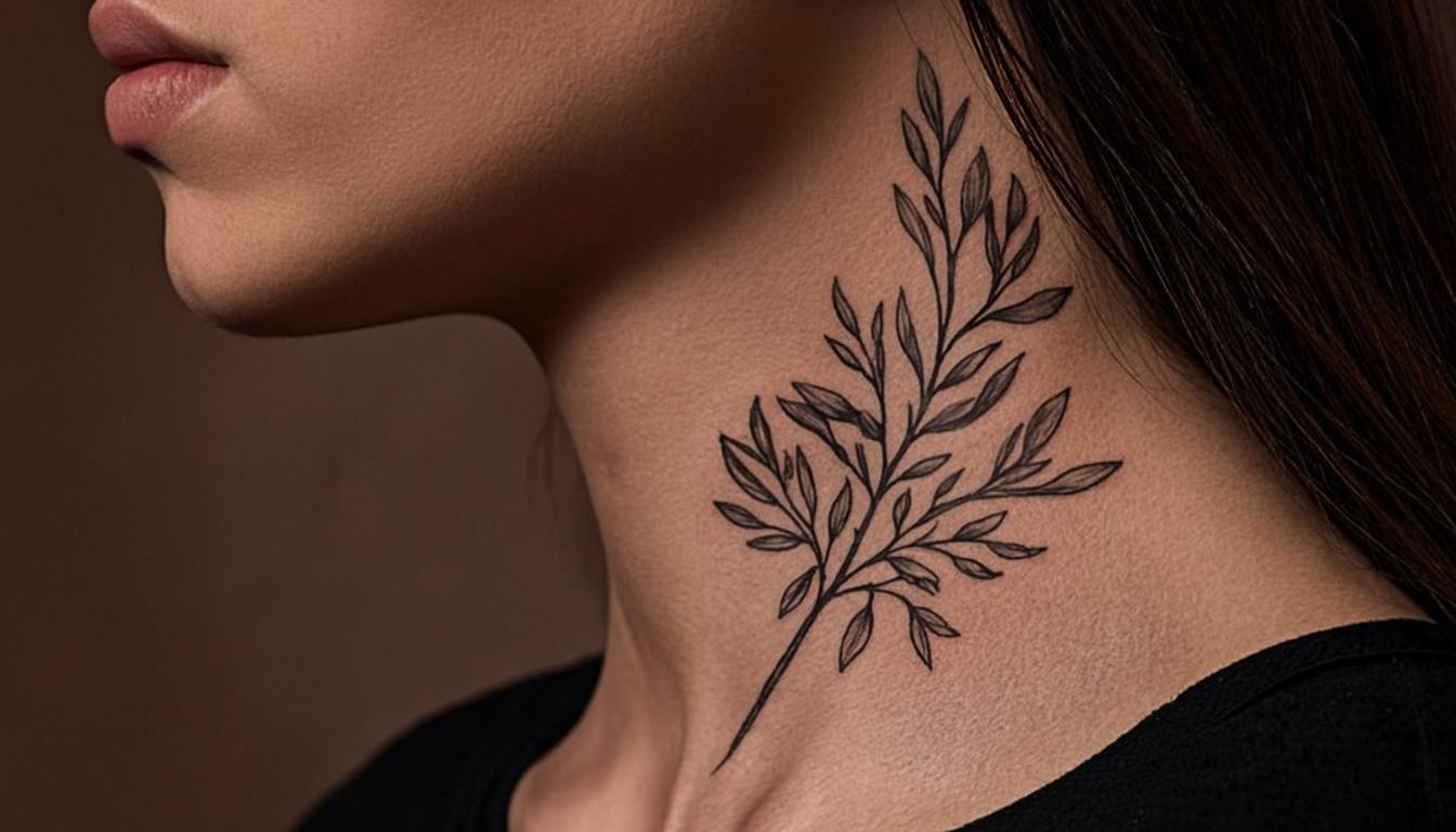 Tatuaje pe Gât salon tatuaje tatuaje mici fete idei tatuaje barbati tatuaje mana